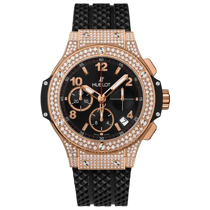 Hublot Big Bang Silver Pave - 341.PX.130.RX.174 Watch - Dubai Elegance Hublot Big Bang Silver Pave - 341.PX.130.RX.174 Watch