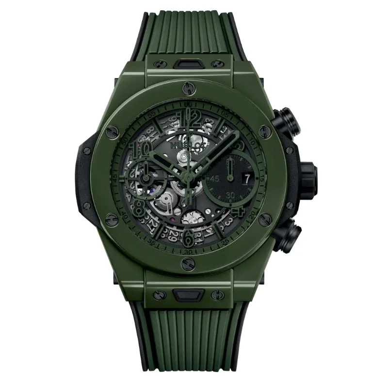 Hublot Big Bang Unico Dark Green Ceramic - 441.GX.5210.RX Watch - Dubai Elegance Hublot Big Bang Unico Dark Green Ceramic - 441.GX.5210.RX Watch - Dubai Elegance