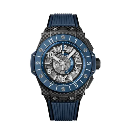 Hublot GMT Carbon Blue Ceramic- 471.QL.7127.RX Watch