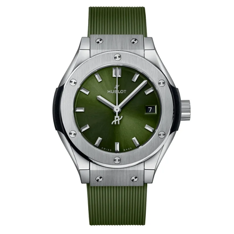 Hublot Titanium Green 29mm - 591.NX.8970.RX Watch - Dubai Elegance Hublot Titanium Green 29mm - 591.NX.8970.RX Watch - Dubai Elegance
