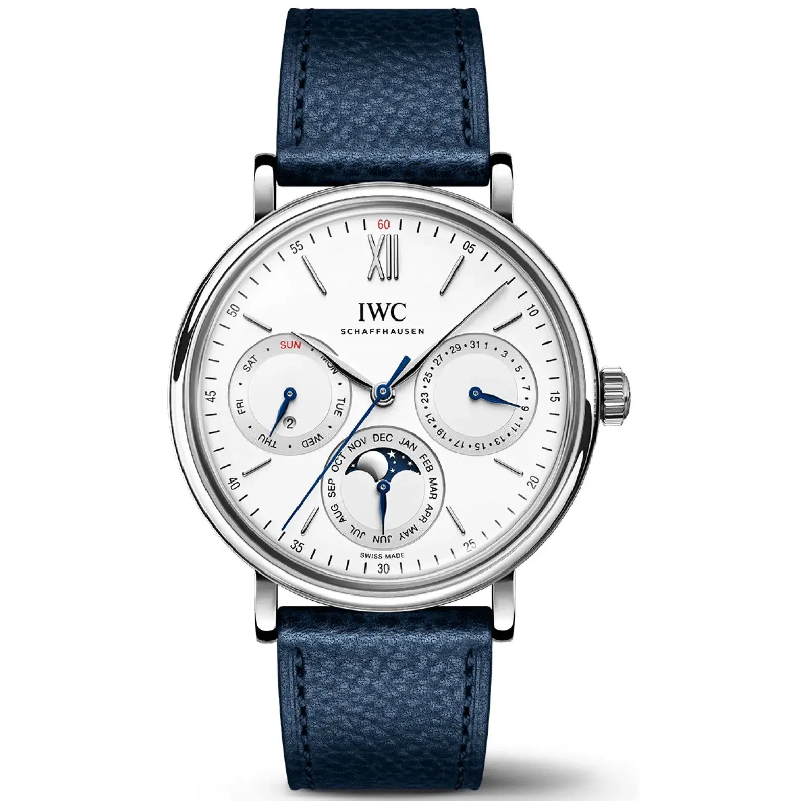 IWC Portofino Perpetual Calendar Steel IW344601 Watch - dubai elegance IWC Portofino Perpetual Calendar Steel IW344601 Watch