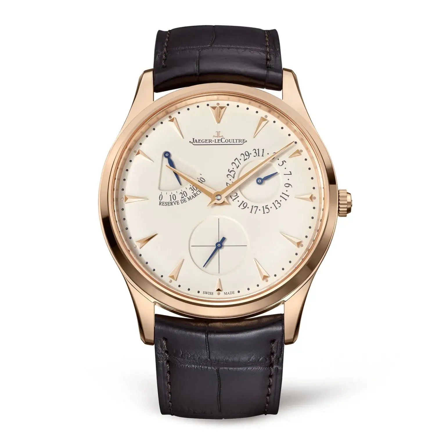 Jaeger LeCoultre Master Ultra Thin Reserve De Marche Watch - Dubai Elegance Jaeger LeCoultre Master Ultra Thin Reserve De Marche Watch