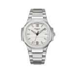 Patek Philippe 7118/1A Nautilus Silvery opaline dial Watch