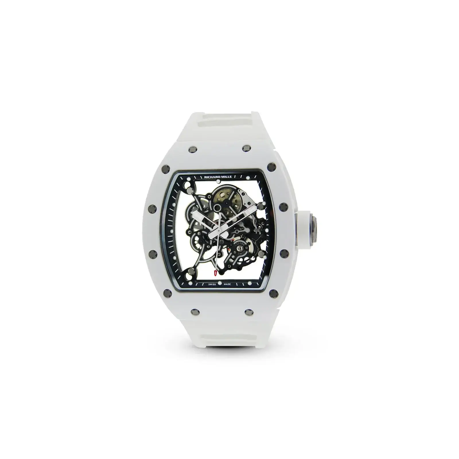 RM055 White Bubba Watson Watch - Dubai Eleagance RM055 White Bubba Watson Watch - Dubai Eleagance