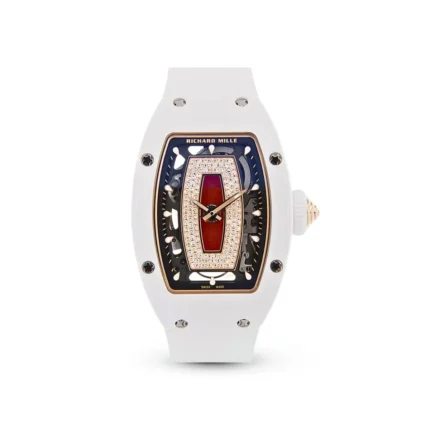 RM07-01 White Ceramic (Red Lips) Watch