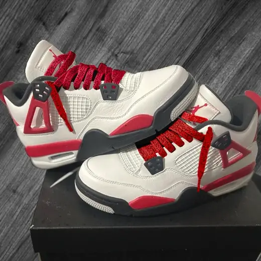 Air Jordan Retro 4 Custom Chunky Laces Air Jordan Retro 4 Custom Chunky Lace