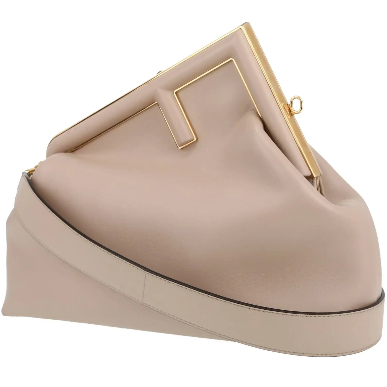 Fendi First Medium Beige leather bag