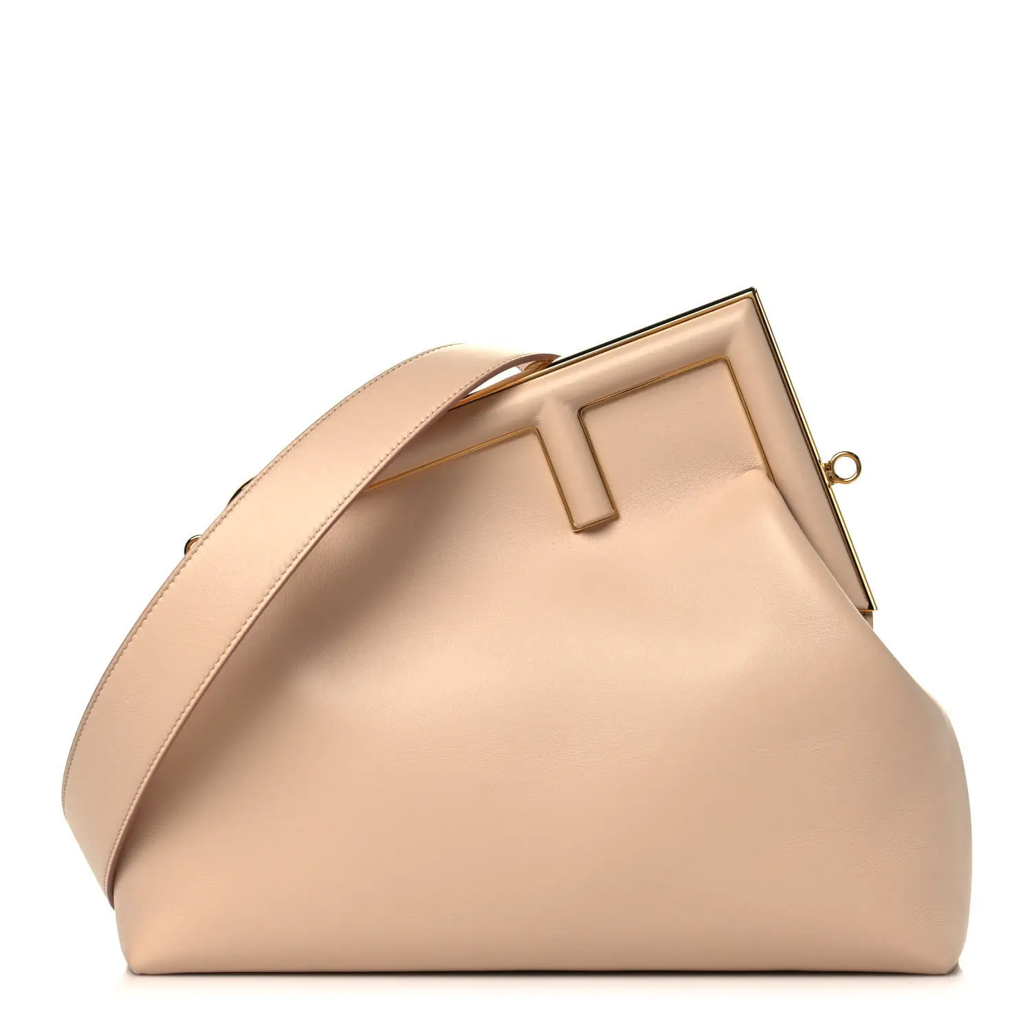Fendi First Medium Pale pink leather bag