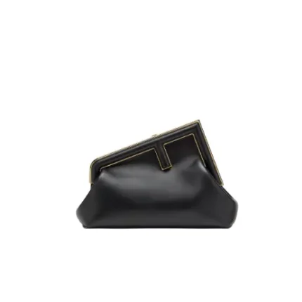 Fendi First Small black leather bag