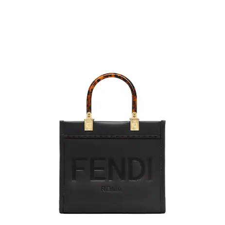 Fendi Sunshine Small Black leather shopper Fendi Sunshine Small Black leather shopper