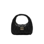 Miu Miu Wander matelassé small hobo bag in Dubai UAE