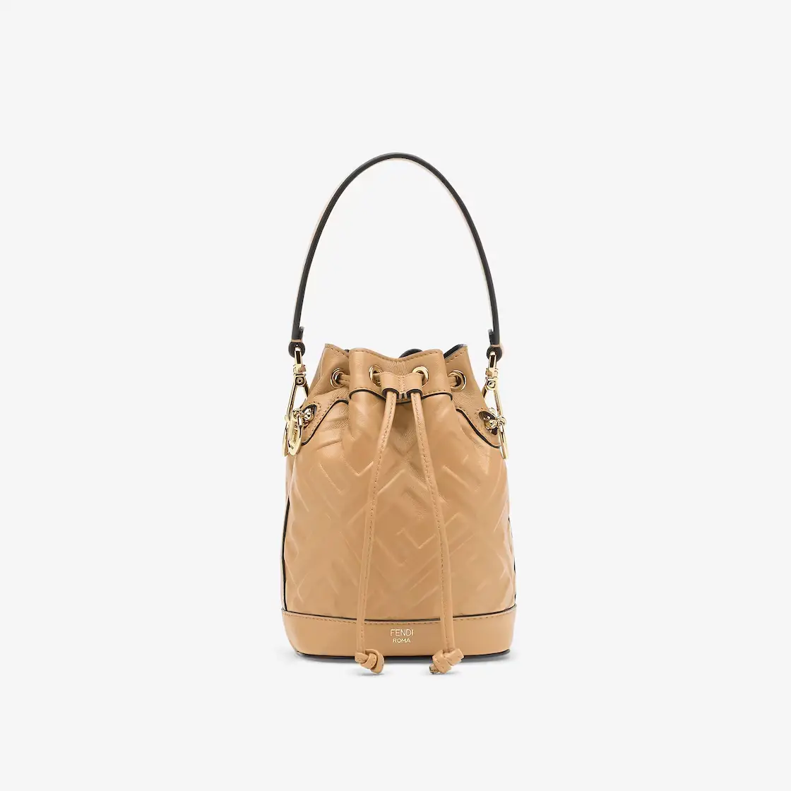 Mon Tresor Beige leather mini-bag