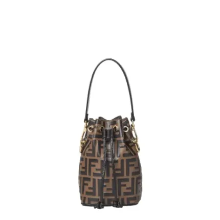 Mon Tresor Brown leather mini-bag