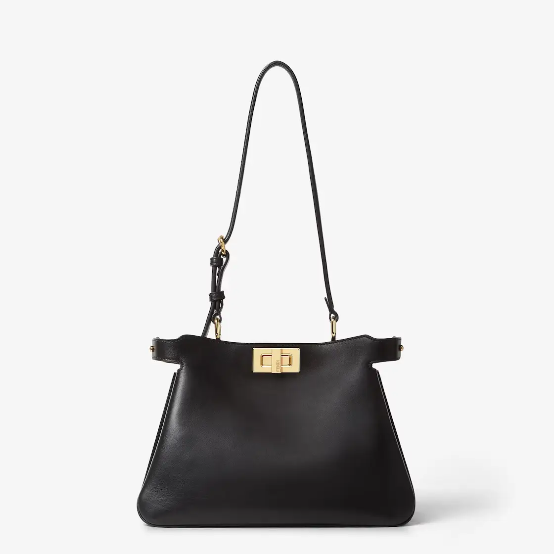Peekaboo Soft Small Black leather bags