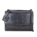 Saint Laurent Sunset Medium Croc-Embossed in Dubai UAE