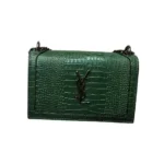 YSL Saint Laurent Sunset chain bag with a crocodile-embossed pattern bag in Dubai UAE
