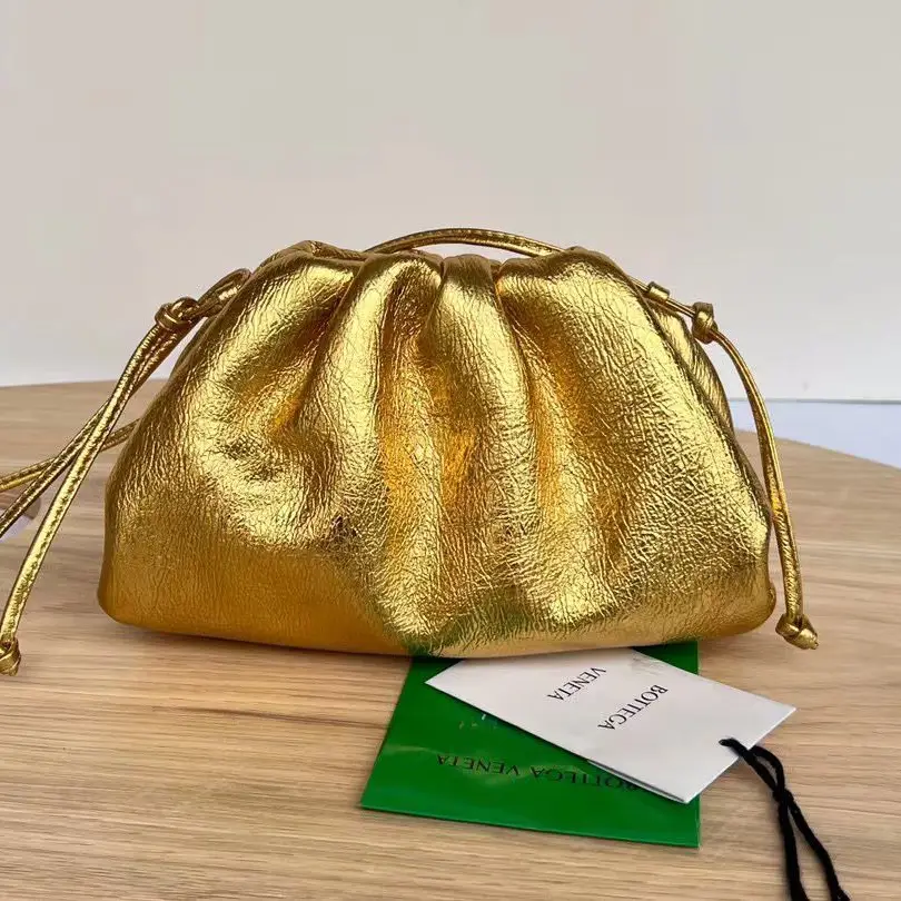 Bottega Veneta Jodie Mini metallic leather tote Bag in Dubai UAE Bottega Veneta Jodie Mini metallic leather tote Bag in Dubai UAE