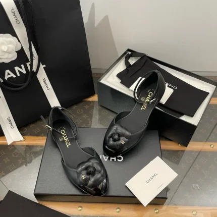 Chanel Mary Jane Flats – Iconic Camellia Detail & Timeless Cap Toe Design in Dubai UAE