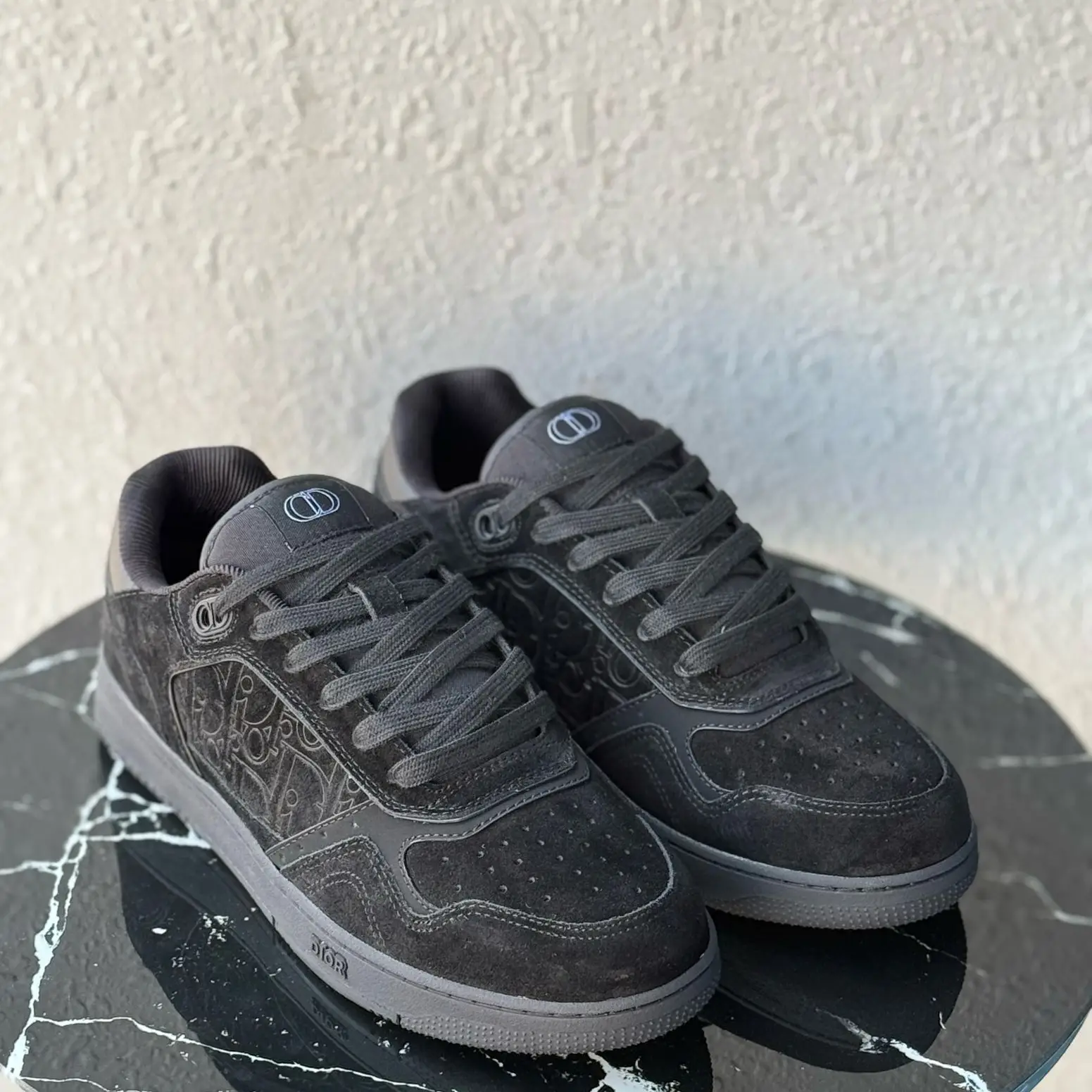 Dior B30 All-Black Sneakers – Suede Sport Design with 'CD' Signature in Dubai UAE Dior B30 All-Black Sneakers – Suede Sport Design with 'CD' Signature in Dubai UAE