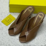Fendi Filo Mules – Sleek Designer Heels with Iconic Double F Logo in Dubai UAE