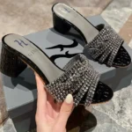 GINA Women’s Chunky High Heel Sandals – Bold Elegance & Comfort in Dubai UAE