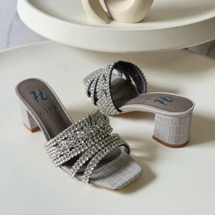 GINA Women's Heeled Sandals – Elegant British Luxury Footwear in Dubai UAE