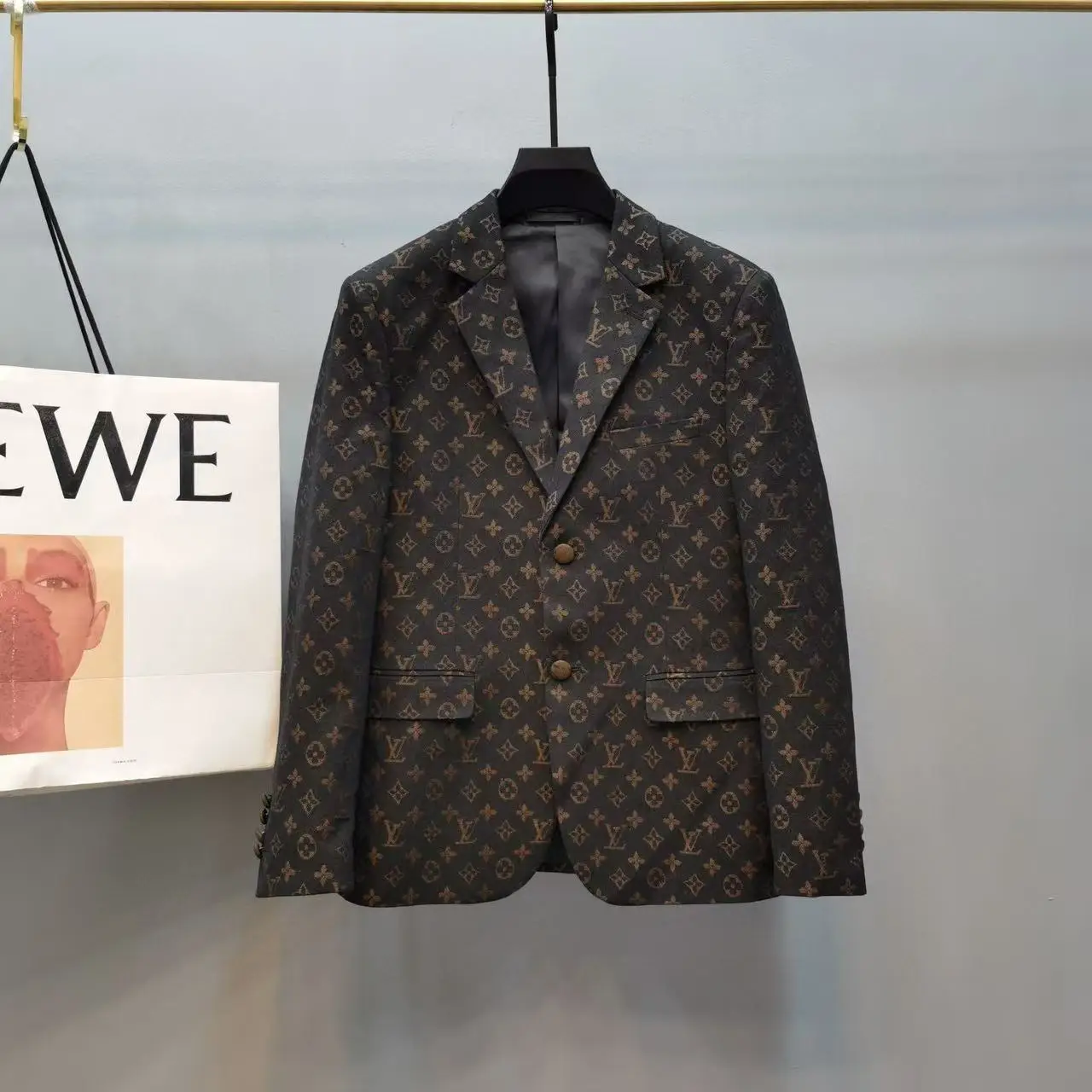 Louis Vuitton-Inspired High-Quality Cotton Business Shirt – Long Sleeve, Embroidered, Anti-Shrink in Dubai UAE Louis Vuitton-Inspired High-Quality Cotton Business Shirt – Long Sleeve, Embroidered, Anti-Shrink in Dubai UAE