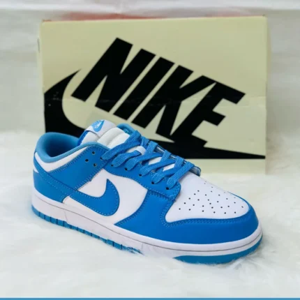 Nike Dunk Low “University Blue” – Iconic Two-Tone Sneaker in White & Light Blue in Dubai UAE