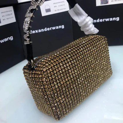 Alexander Wang Heiress Bag – Crystal-Embellished Top Handle Luxury Mini Bag in Dubai UAE