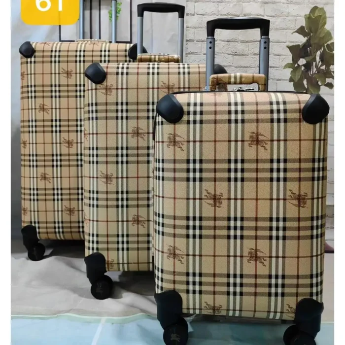 Burberry Premium Trolley Bags – Iconic Check Pattern & Shadow Horse ...