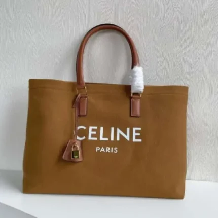 Celine Horizontal Cabas Tote Bag in Triomphe Canvas – Iconic Monogram Spacious Luxury Tote in Dubai UAE