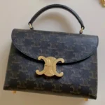 Celine Teen Nino Bag in Triomphe Canvas – Iconic Monogram Style with Versatile Carry Options in Dubai UAE