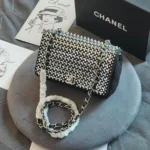 Chanel Classic Flap Bag with Studded Detailing – Iconic Luxury Handbag in Dubai UAE