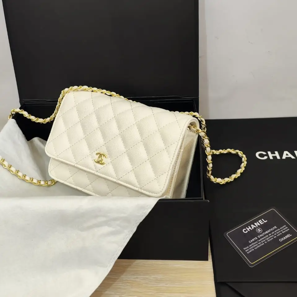 Chanel Wallet on Chain (WOC) Bag – Iconic Quilted Mini Flap with CC Logo in Dubai UAE Chanel Wallet on Chain (WOC) Bag – Iconic Quilted Mini Flap with CC Logo in Dubai UAE