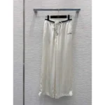 Chanel Wide-Leg Trousers with Elastic Waistband – Luxury Designer Pants in Dubai UAE