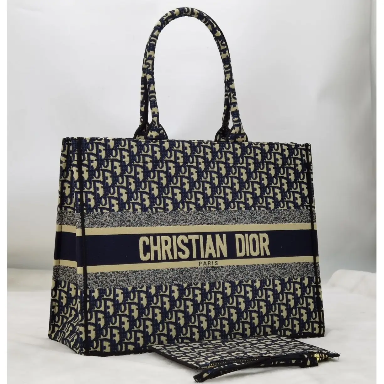 Christian Dior Book Tote Bag – Large Oblique Canvas with Front Logo in Dubai UAE Christian Dior Book Tote Bag – Large Oblique Canvas with Front Logo in Dubai UAE