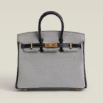 Hermès Birkin 25 Gris Perle Alligator Bag – Luxury Exotic Leather Handbag in Dubai UAE