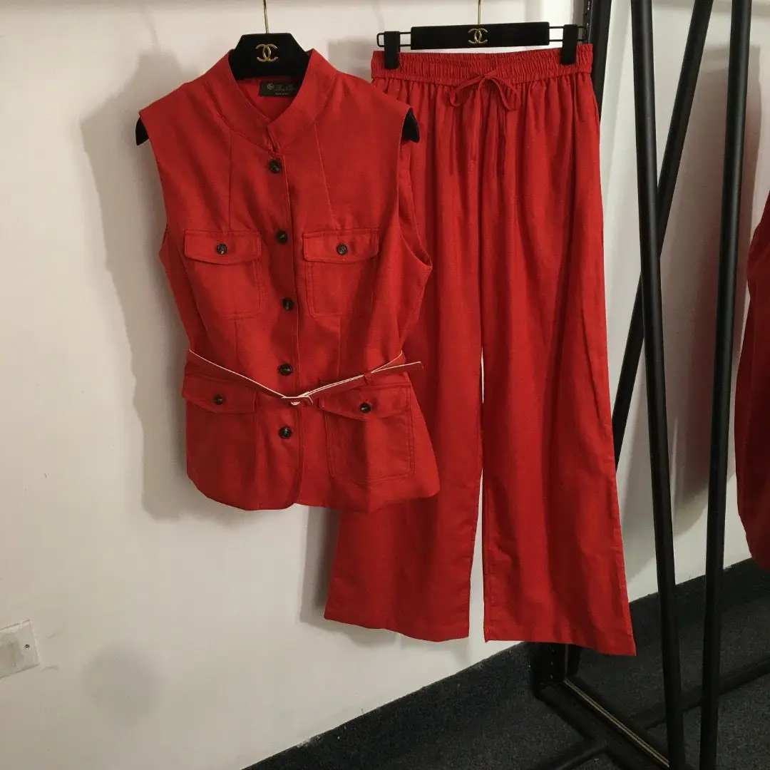 Loro Piana Galdwin Nadia Jumpsuit – Relaxed Linen Blend Sleeveless Belted One-Piece in Dubai UAE Loro Piana Galdwin/Nadia Jumpsuit – Relaxed Linen Blend Sleeveless Belted One-Piece in Dubai UAE