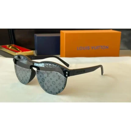 Louis Vuitton LV Waimea Sunglasses – Monogram Mask Frame with Keyhole Bridge & Signature Studs in Dubai UAE