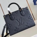 Louis Vuitton OnTheGo PM – Black Monogram Empreinte Leather Mini Tote in Dubai UAE