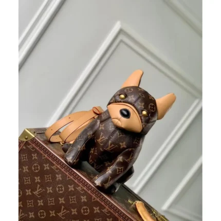 Louis Vuitton Pooch Bag – Dog-Shaped Monogram Canvas Handbag with Leather Trim & Adjustable Strap in Dubai UAE
