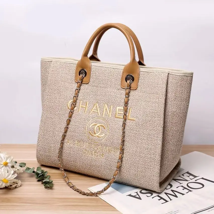 Chanel Deauville Tote Bag – Iconic Canvas & Leather Everyday Luxury in Dubai UAE Chanel Deauville Tote Bag – Iconic Canvas & Leather Everyday Luxury in Dubai UAE